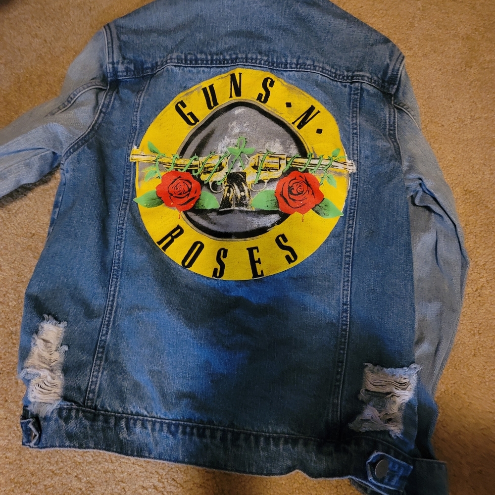 GUNS N ROSES JEAN JACKET